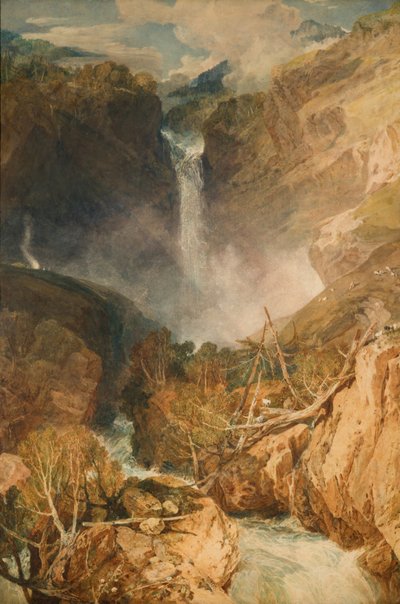 The Great Falls of the Reichenbach by Joseph Mallord William Turner